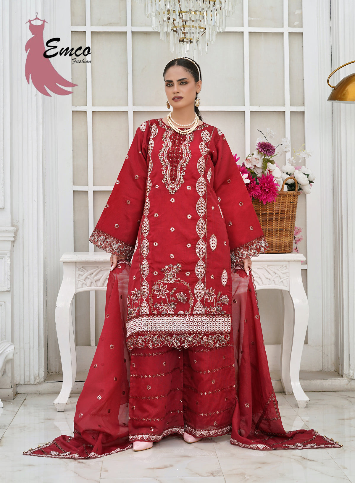 Ruby Elegance 3-Piece Pret