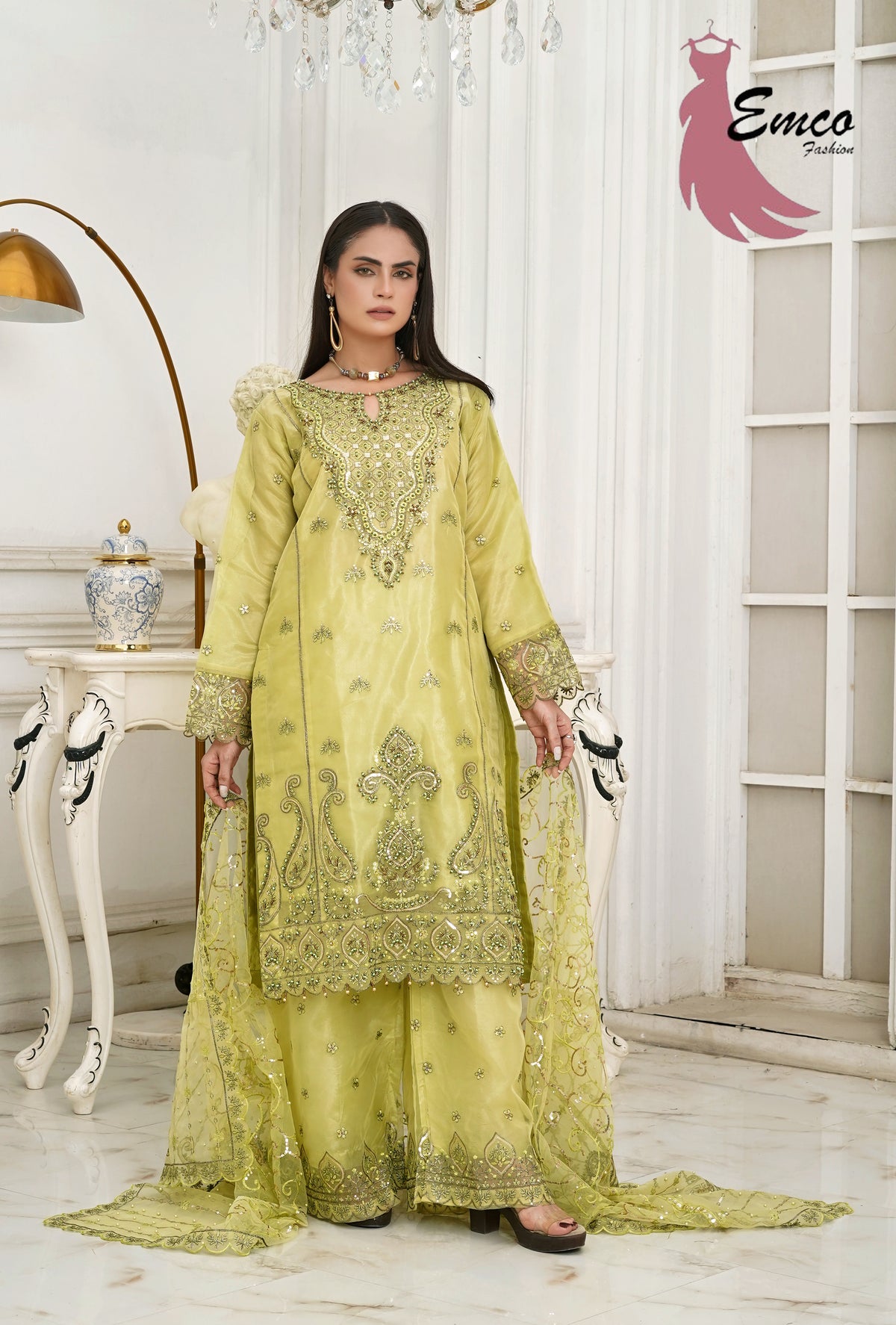 Lime Radiance 3-Piece Pret