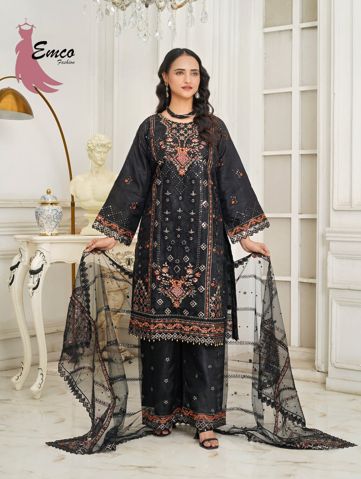 Noir Elegance 3-Piece Pret