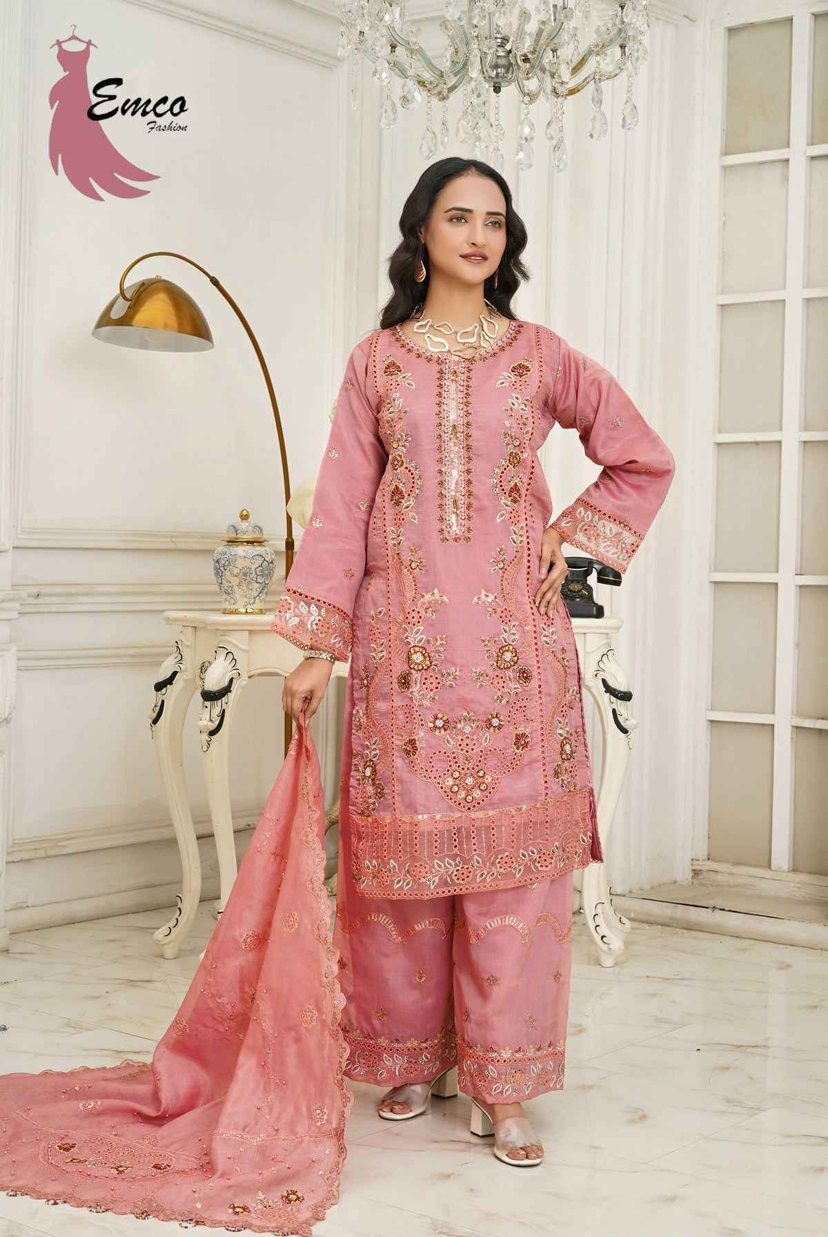 Rose Petal 3-Piece Pret