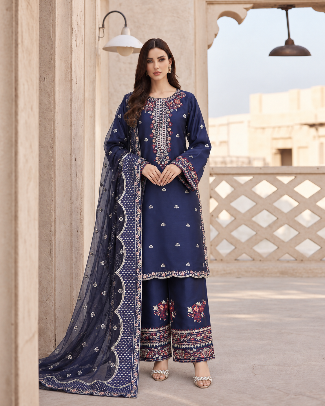 Midnight Navy 3-Piece Pret