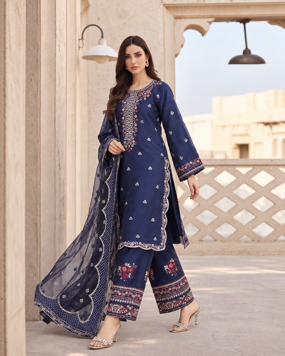 Midnight Navy 3-Piece Pret
